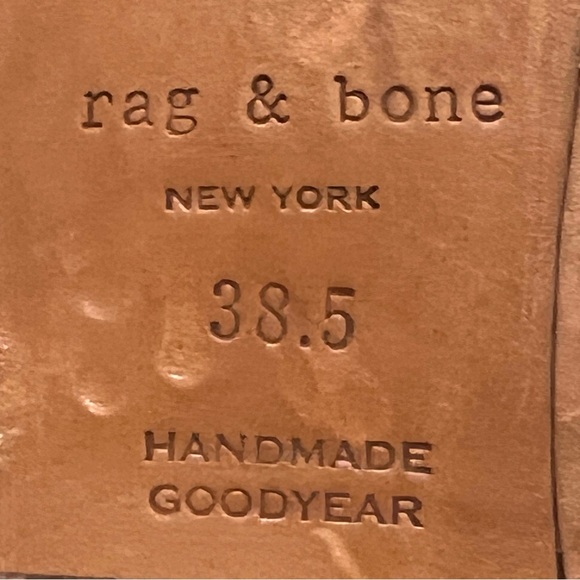 Rag & Bone Pearce Brown Leather Over the Knee Riding Boots Womens US 8.5 EU 38.5 - Picture 14 of 14